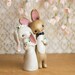 Bunny Rabbit Wedding Cake Topper by Bonjour Poupette