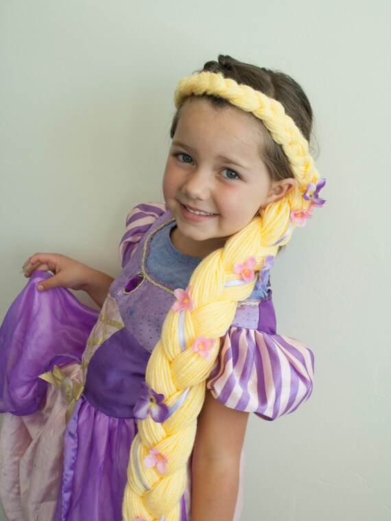rapunzel dress and wig