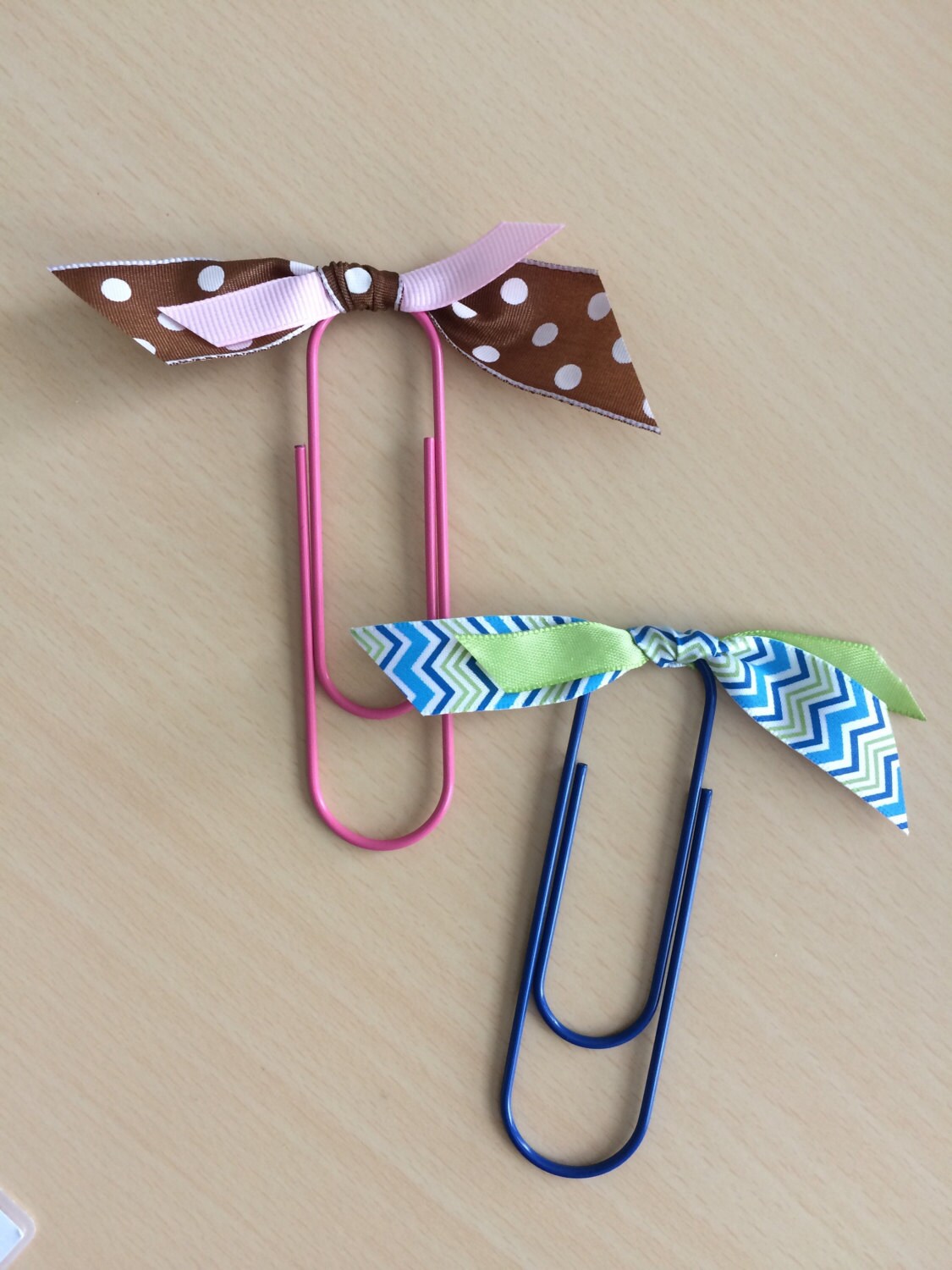 Ribbon Paper Clips Paper Clip Bookmark Paper Clip Planner