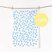Memphis design tea towel - Screen printed- Limited edition