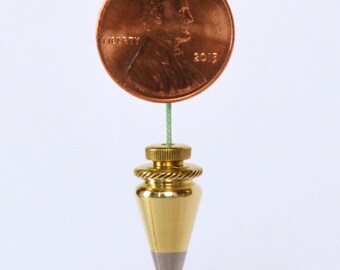 vintage brass plumb bob with reel vintage brass plumb bob with reel