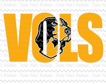 Knockout, Smokey Knockout, SVG, DXF, EPS, Instant Download, Tennessee