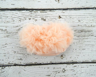Peach Diaper Cover / Peach Ruffle Bloomers / Baby Chiffon Bloomers / Diaper cover / Baby Photo Prop / Peach Ruffle Bum Baby Bloomer/ Newborn