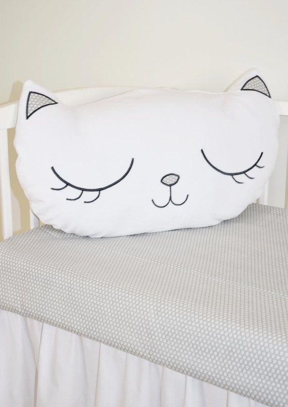 plush kitty pillow