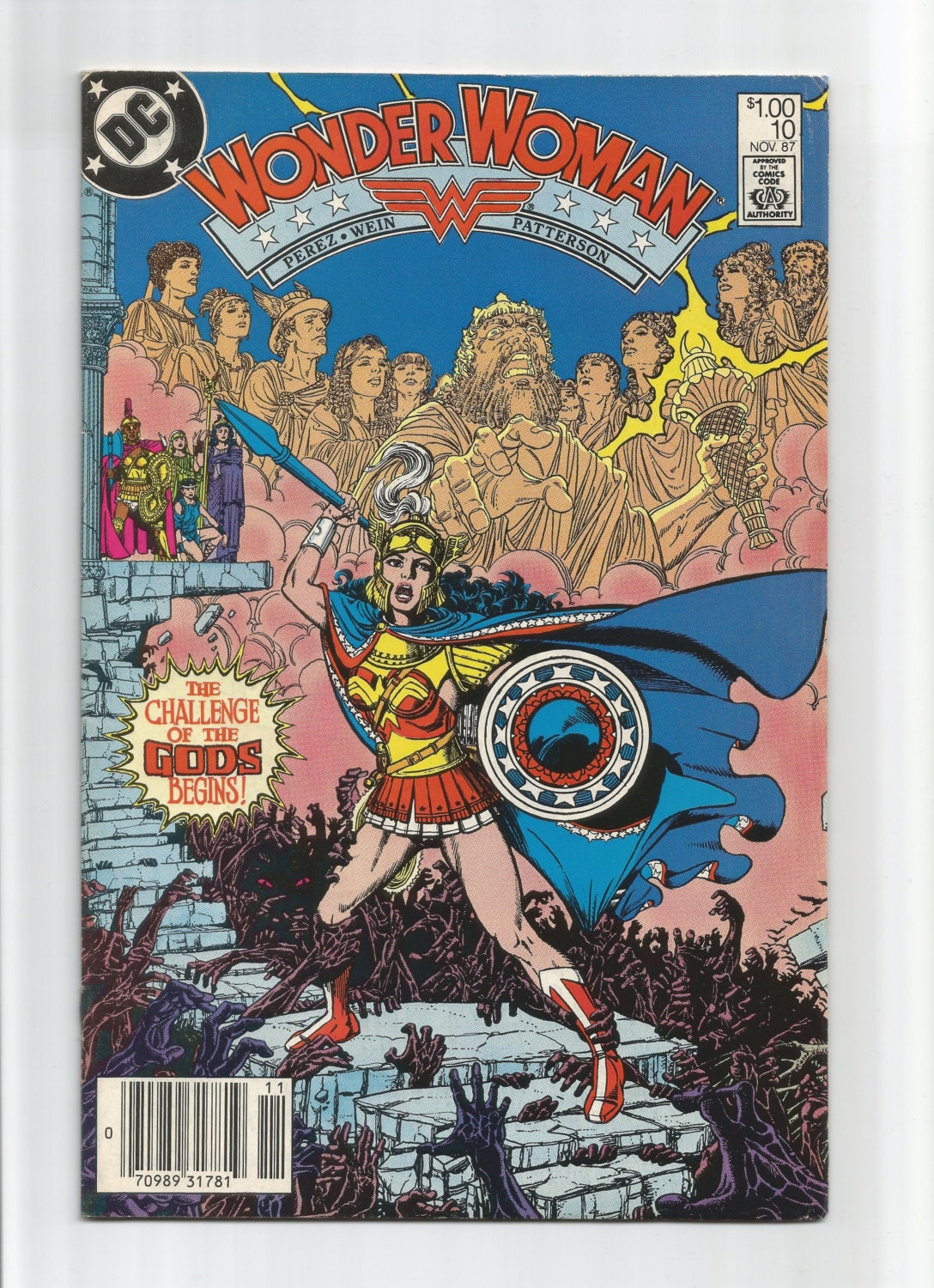 Vintage Comic Book Wonder Woman 10 Girl Power 1980 DC