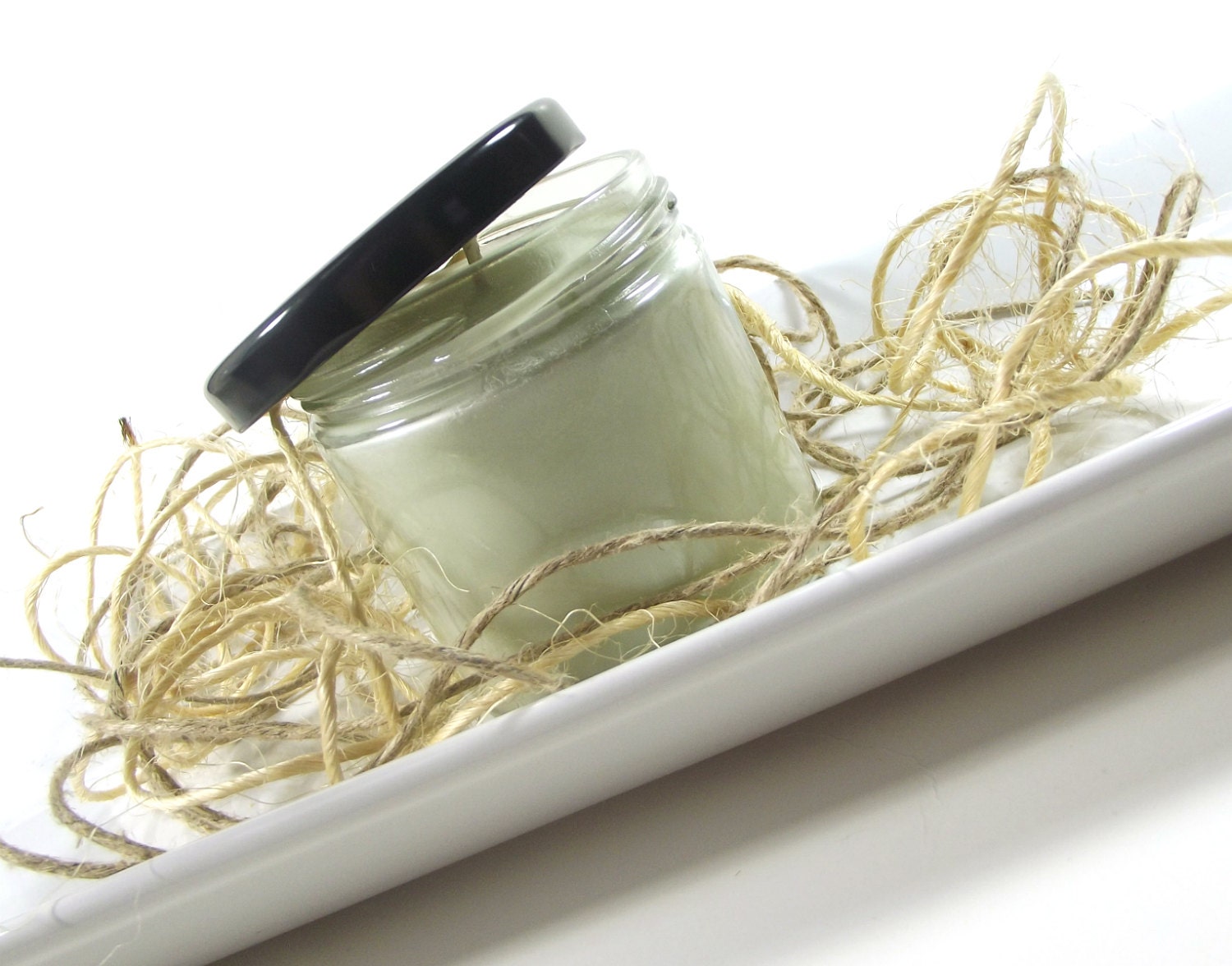 Mint Chocolate Chip scented Soy Candle Ice Cream Candle