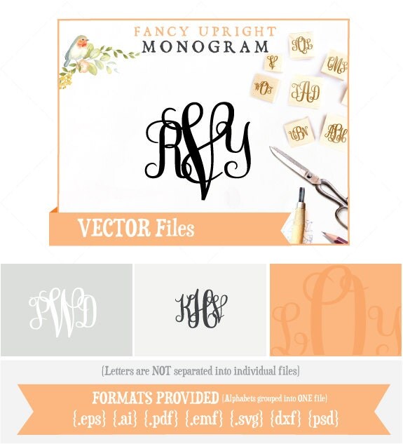 monogram generator fancy font