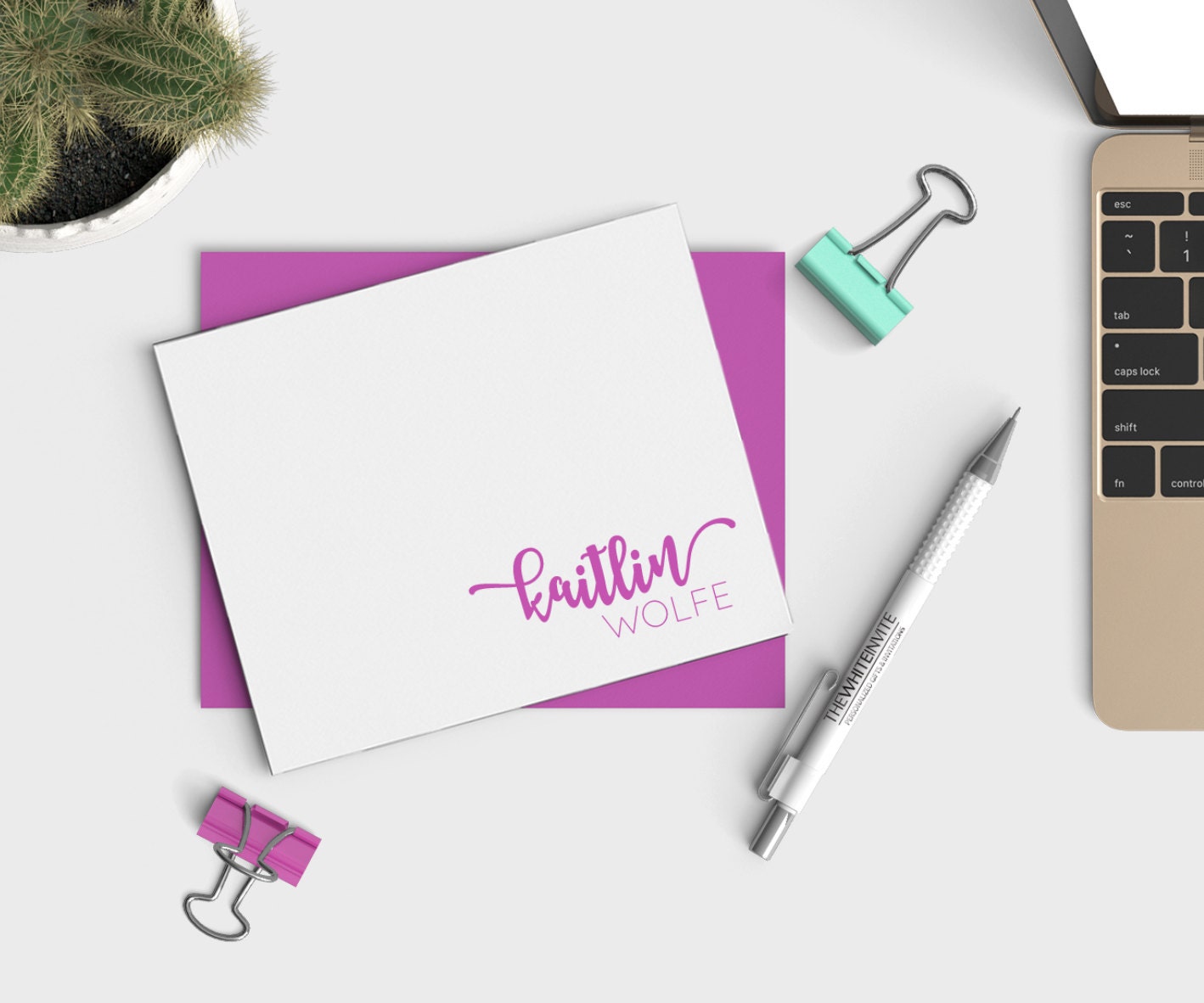 Personalized Stationery Set Name Stationary Custom