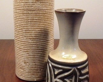 Vintage Mid Century Pottery Vases - Sold as a Set.