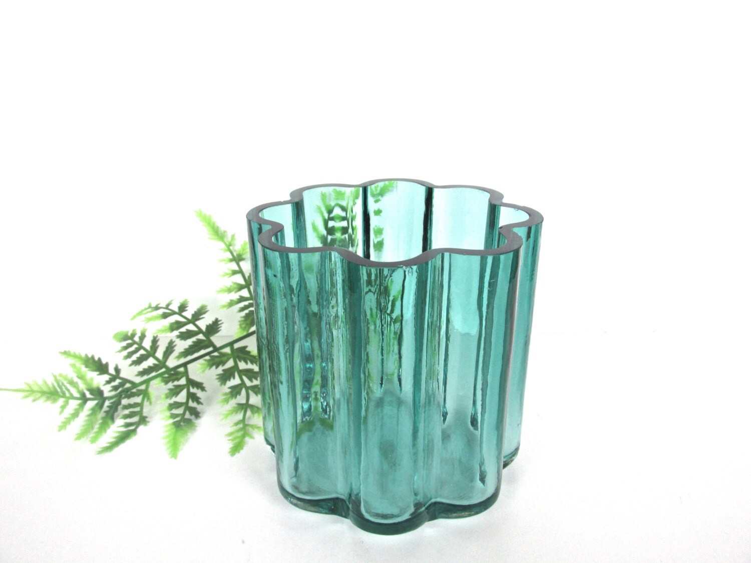 Danish Modern Dansk Glass Vase By Jens Quistgaard Large
