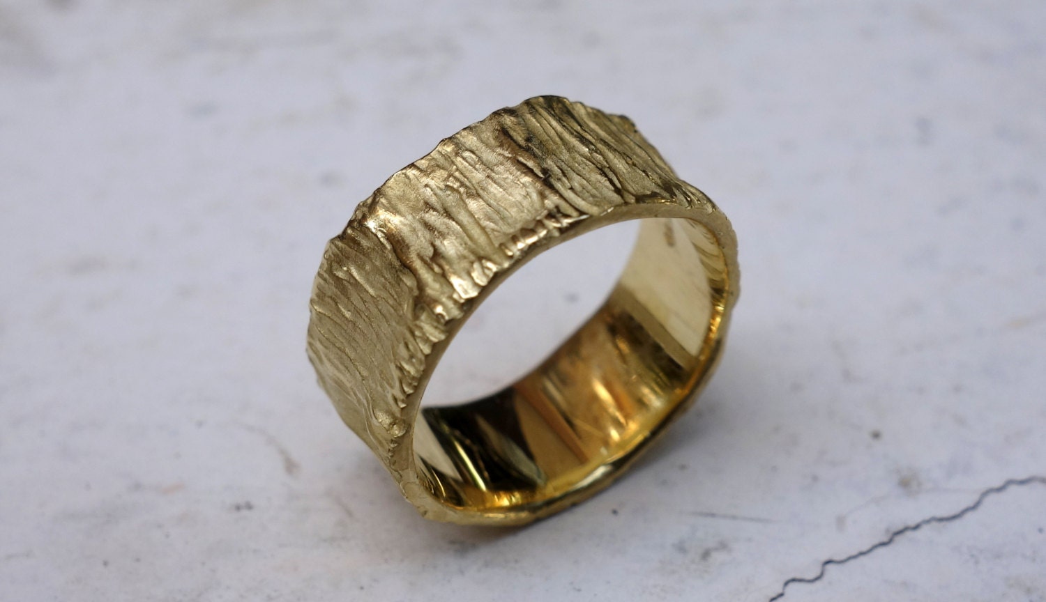 Wedding Band Handmade Gold Ring Wedding Ring Promise Ring