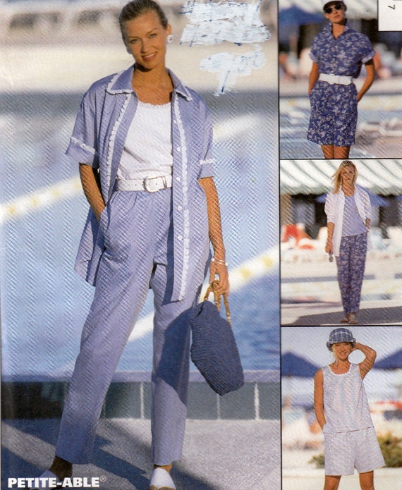 McCall's 8785 Sewing Pattern, Misses Shirt with Long or Short Sleeves ...