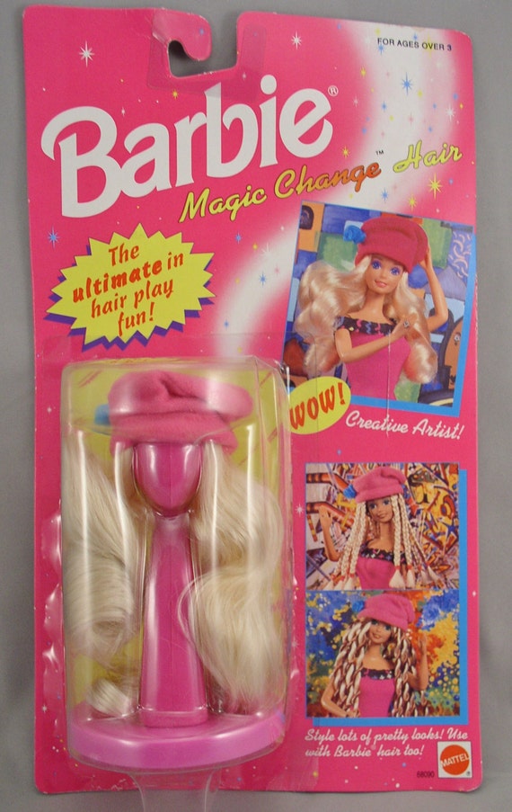 barbie magic change hair