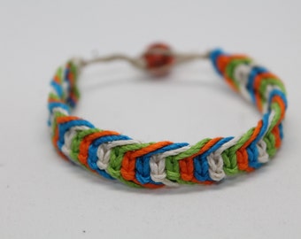 Camp Half-Blood/Camp Jupiter Hemp Friendship Bracelet