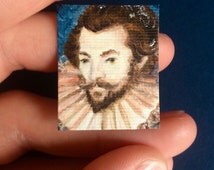 Mini Sir <b>Walter Raleigh</b> Malerei, gerahmt - il_214x170.990531209_bo8e