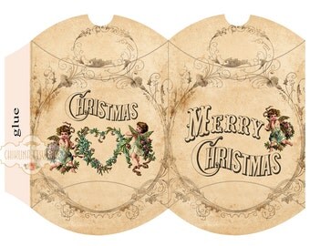 Christmas printable boxes packaging 7 printable boxes plus