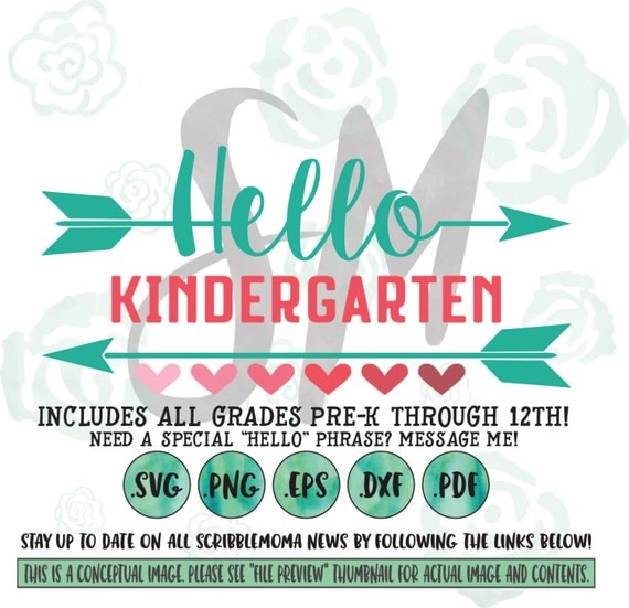 Free Free 323 So Long Preschool Hello Kindergarten Svg SVG PNG EPS DXF File