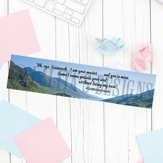 outlander book quote bookmark diana gabaldon printable