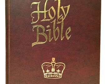 Holy Bible 1962 King James Version Hardcover Old & New Testaments Large Print