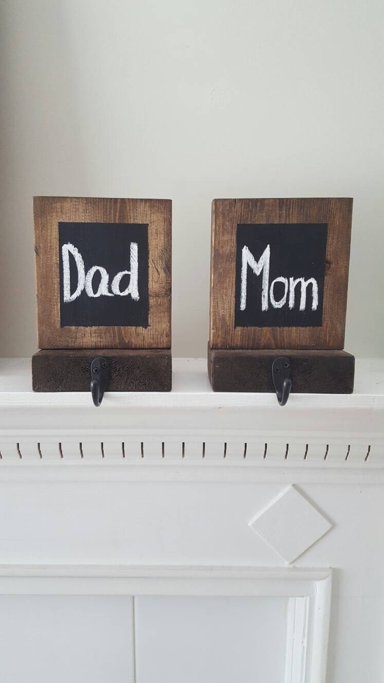 Rustic Wood Stocking Holder Stocking Holders