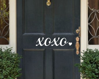 Valentines Day Decal Valentine Door Decal XOXO Decal Valentines Day Decor Love Decal Door Vinyl Decal Front Door Decal Valentine Door Vinyl