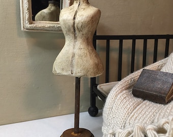 Vintage Inspired Mannequin with rusted hardware and stand - Age Old Orchard
