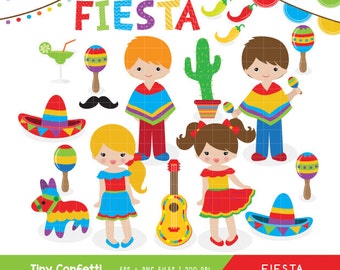 Clip Art Fiesta Clip Art fiesta clipart etsy cinco de mayo mexican clip art pinata sombrero guitar cactus chili kids cute birthday