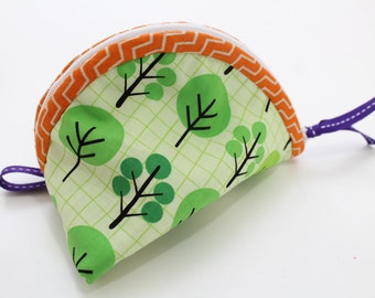 Coin Purse Sewing Pattern, Triangle Nesting Zipper Pouch in Four Sizes Digital Pattern