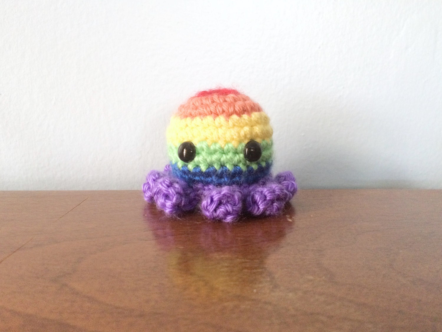 rainbow octopus plush