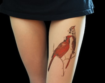 Nude tattoo tights | Etsy