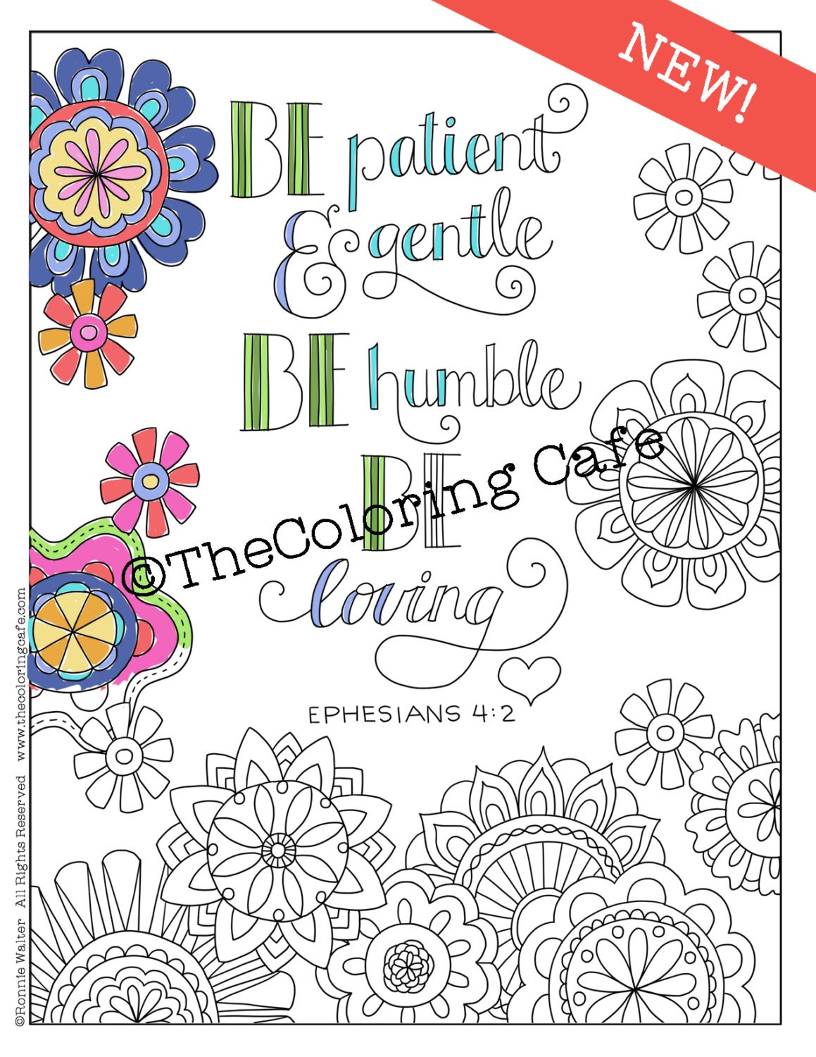 Download Coloring Cafe® Coloring Pages Download Set of 4 Bible
