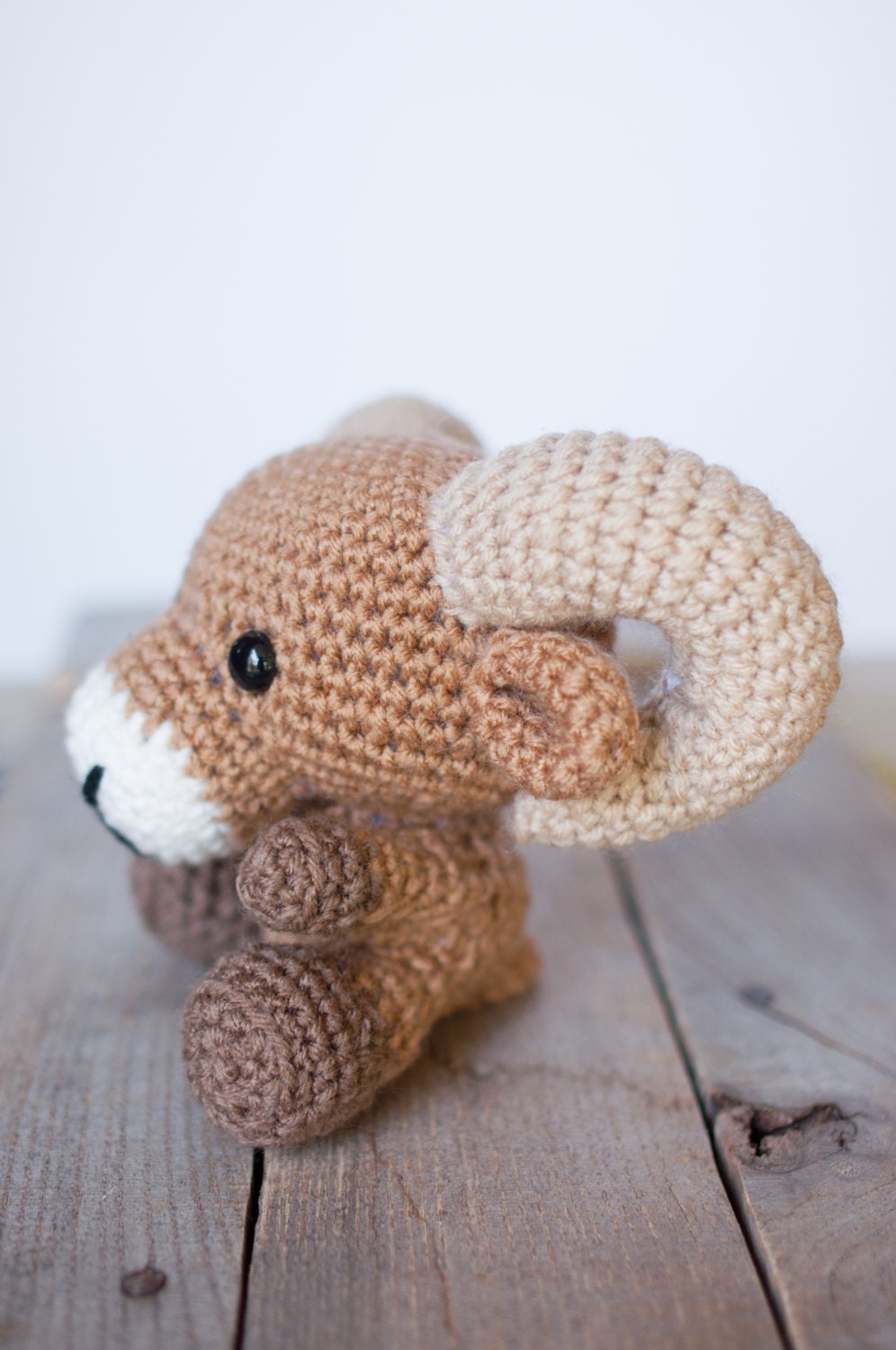 PATTERN: Crochet ram pattern amigurumi ram pattern