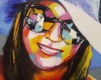 Modern Art Custom Portraits. Original Paintings on Canvas Painting. Textured Abstract Paintings. Personalized Gift. Portraits Paintings
