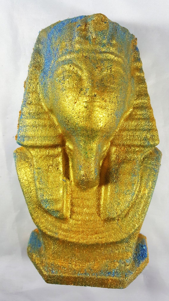XL King TUT Egyptian Musk Scented Gold Shimmer & Blue Egyptian