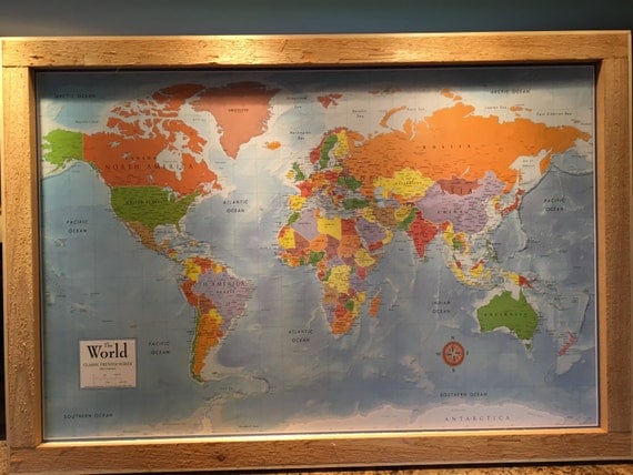 Pin World Wall Map - United States Map
