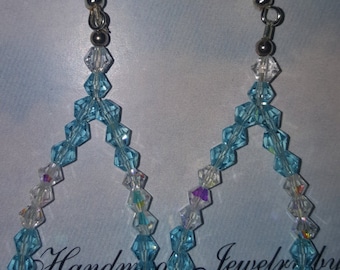 Swarovski Crystal Hoop Earrings