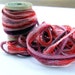 Red Wine Seamed String, SIX yards stretchy, thin ribbon for gift wrapping, party favor packaging, gift tags, paper crafts