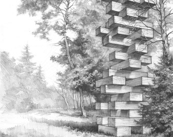 Architecture Drawing Trees original architecture drawingkatarzyna kmiecik / urban Architecture Drawing Trees original architecture drawingkatarzyna kmiecik / urban