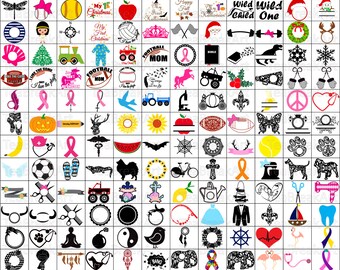 SALE Offer 144 different monogram designs svg png dxf eps digital cutting files circle frame iron on vinyl split decal heat transfer 646C