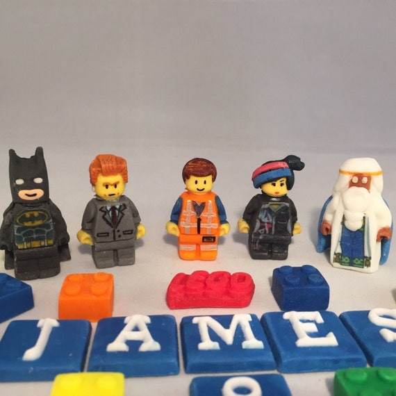 Edible Lego Movie Cake Topper From SweetsCakeToppers On