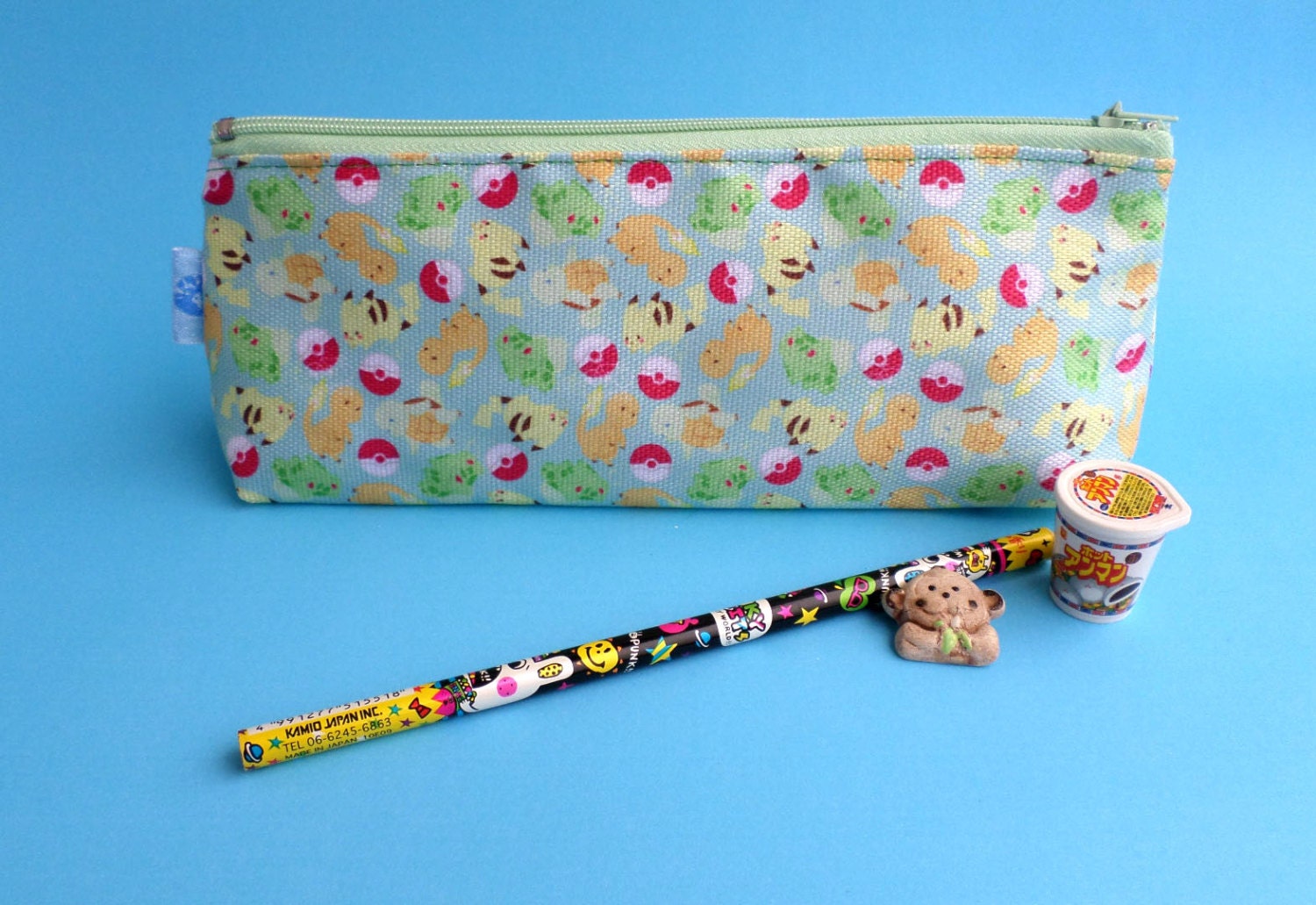 Cute Pokemon Pencil Case Zipper Pouch Bag Pen Box School Anime