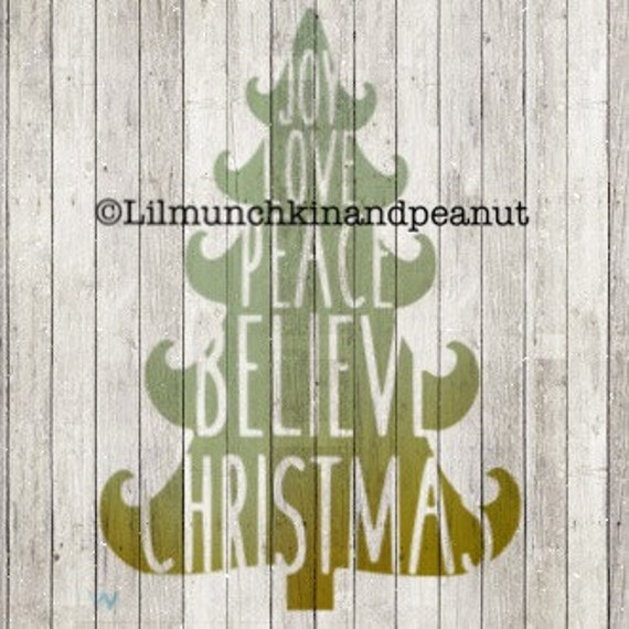 Christmas Tree Words/Christmas Download/SVG by Lilmunchkinpeanut