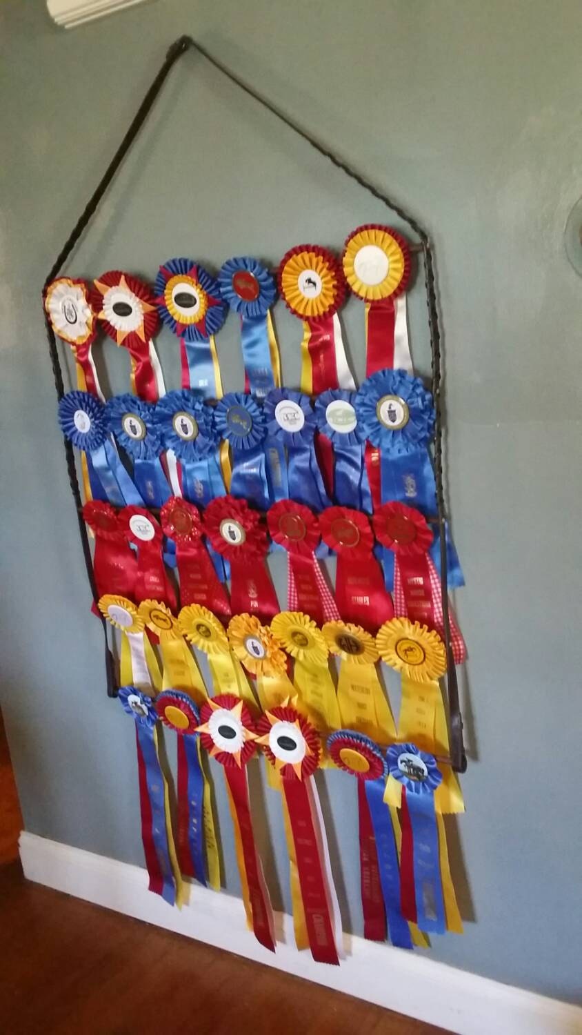 Horse Show Equestrian Ribbon Holder Display Rack Made with