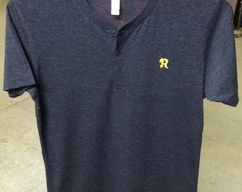 HENLEY T-SHIRT/Flaming R