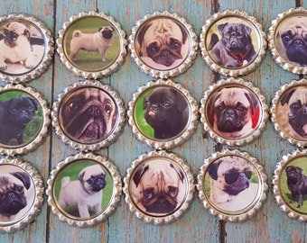 PUGS Geocaching SWAG Geocoin Geocap Great for Small Cache Dogs I love images