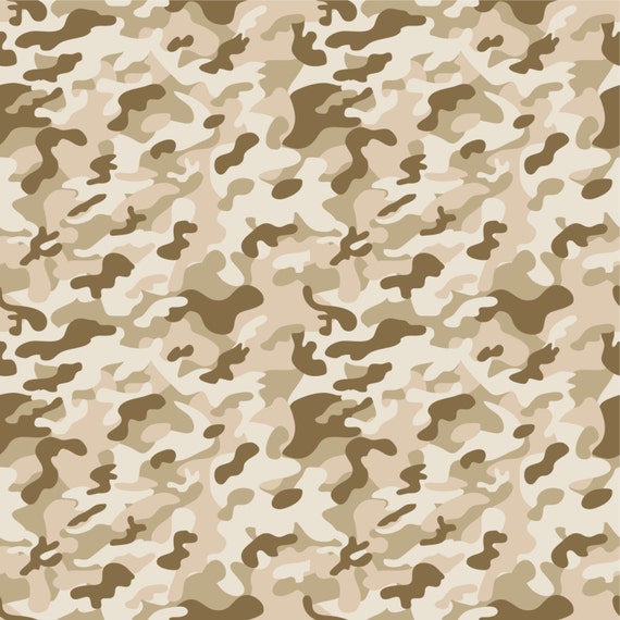 Heat Transfer Vinyl Desert Camo Vinyl Pattern by BluegrassPrintCo