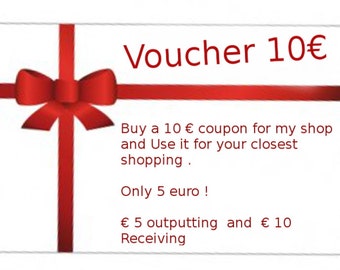 voucher letters 6 money off Unavailable on Listing Etsy