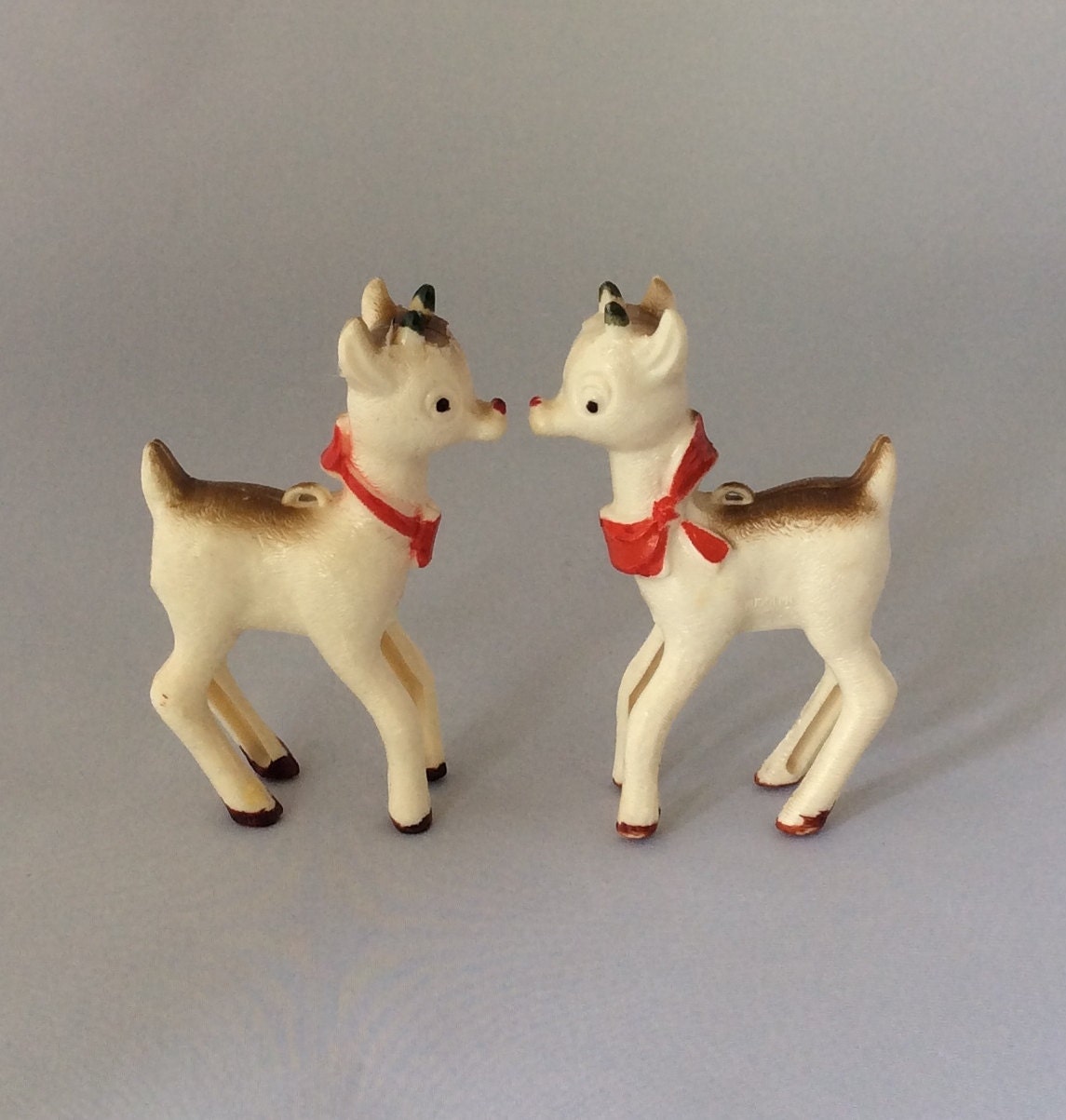 vintage plastic rudolph ornaments plastic deer figurine vintage plastic rudolph ornaments plastic deer figurine