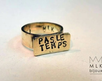 Ring personalized custom message
