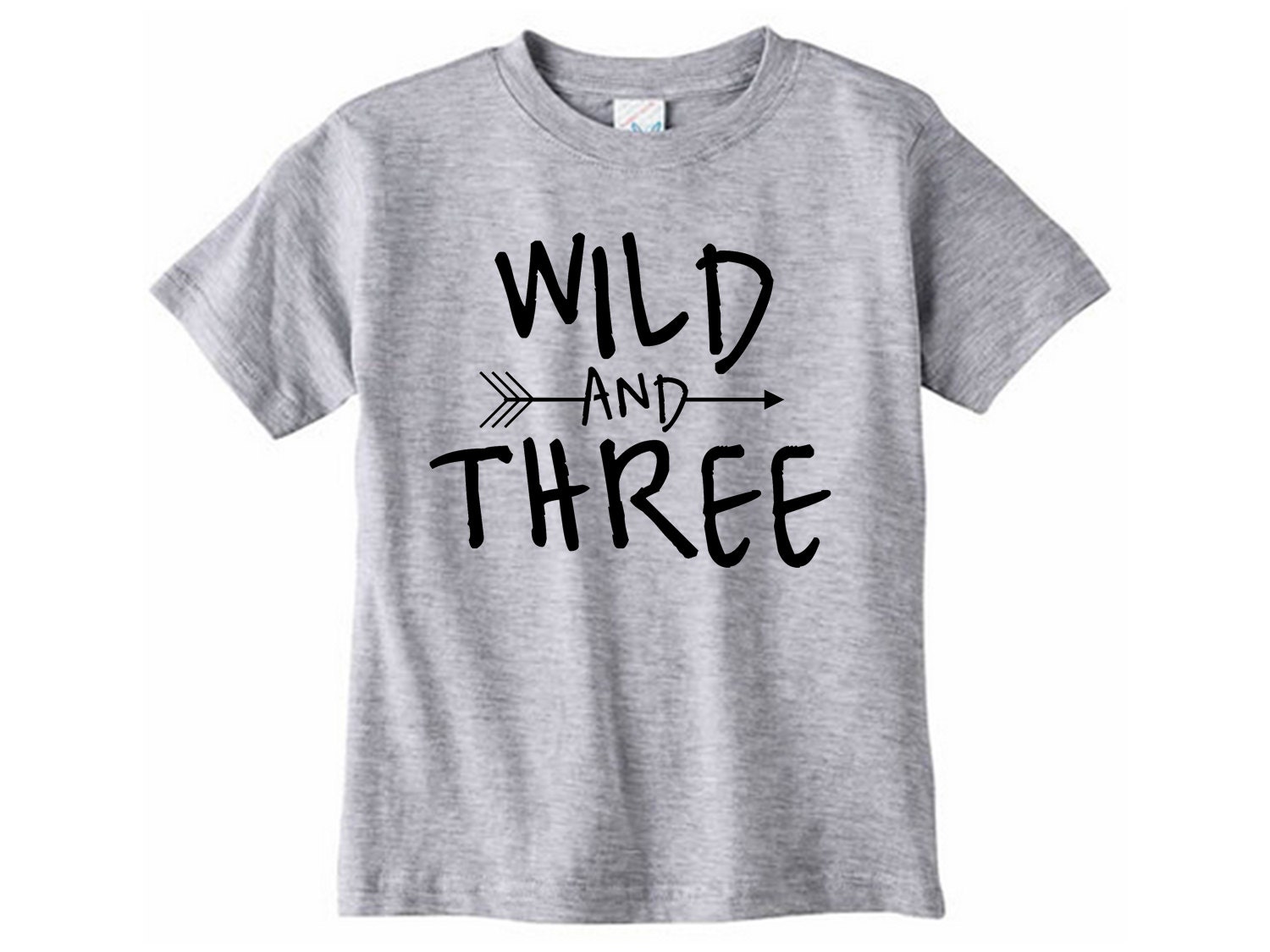 Wild and Three Shirt // Toddler Birthday by SkeleteePrinting